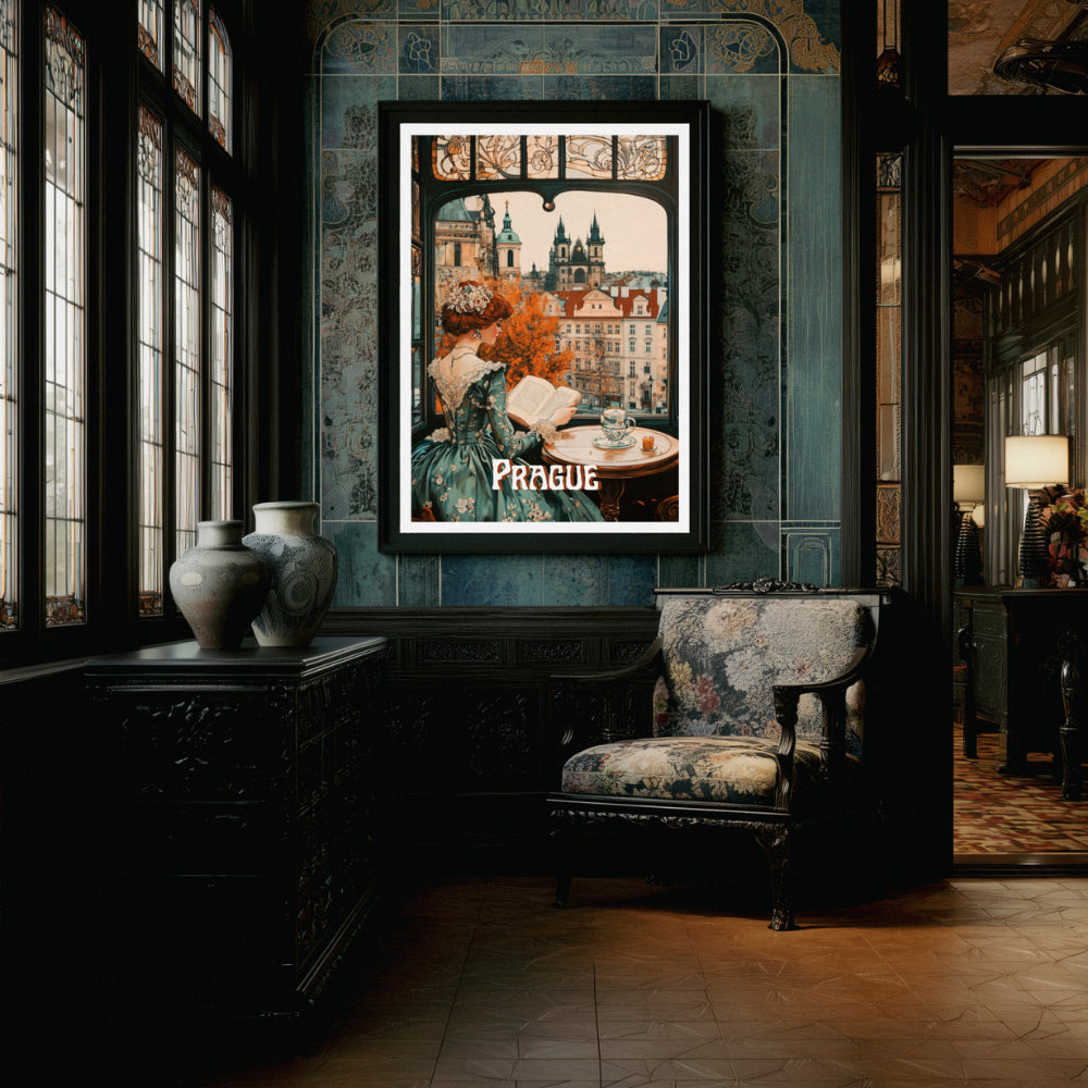 Affiches Art Nouveau - Collection Villes Art Nouveau "Prague"