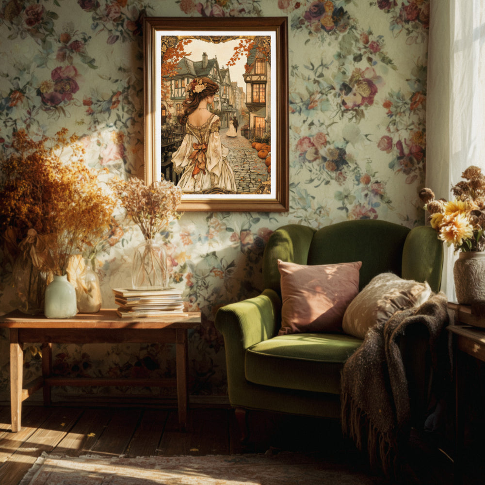 Affiches Art Nouveau - Collection d'Automne "Village automnal"