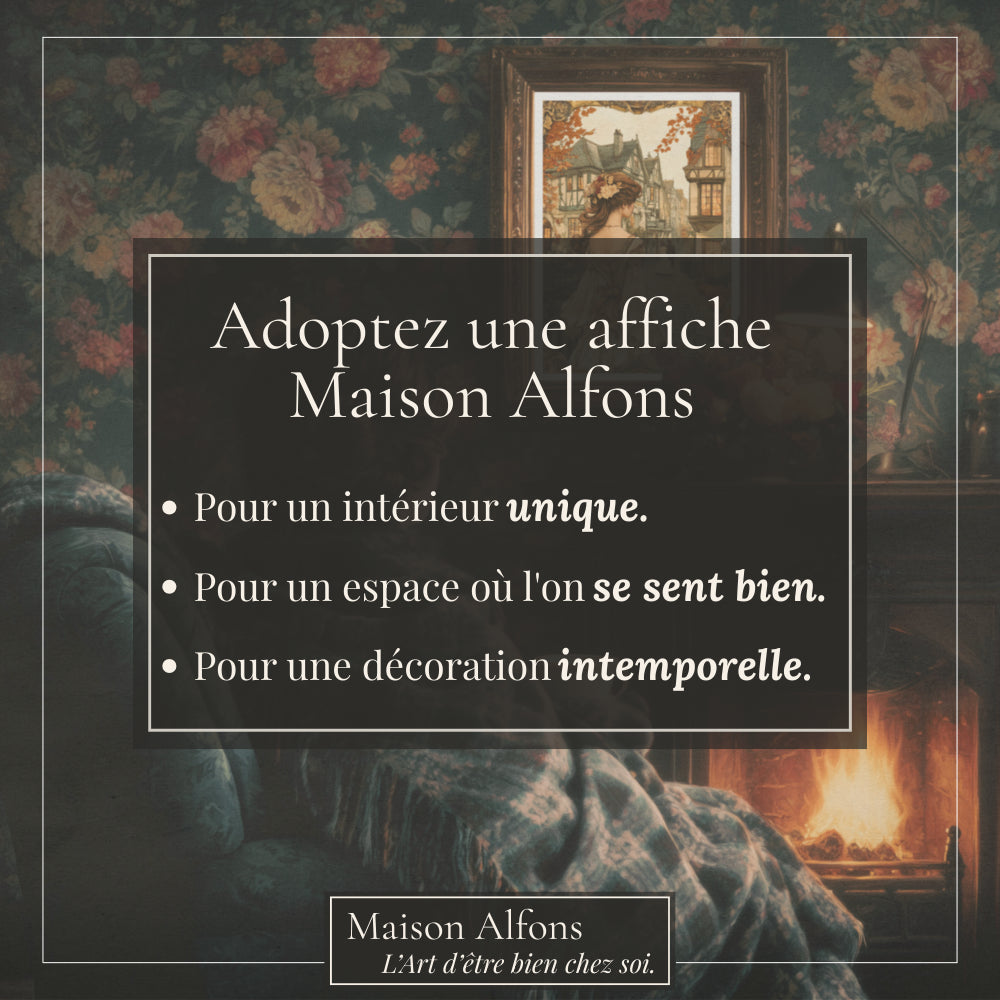 Affiches Art Nouveau - Collection d'Automne "Village automnal"