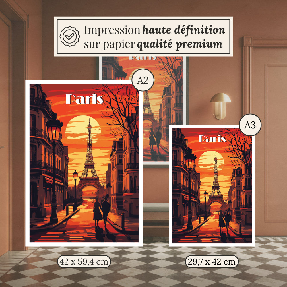Affiches Art Déco - Collection Paris Art Déco "Golden Hour"