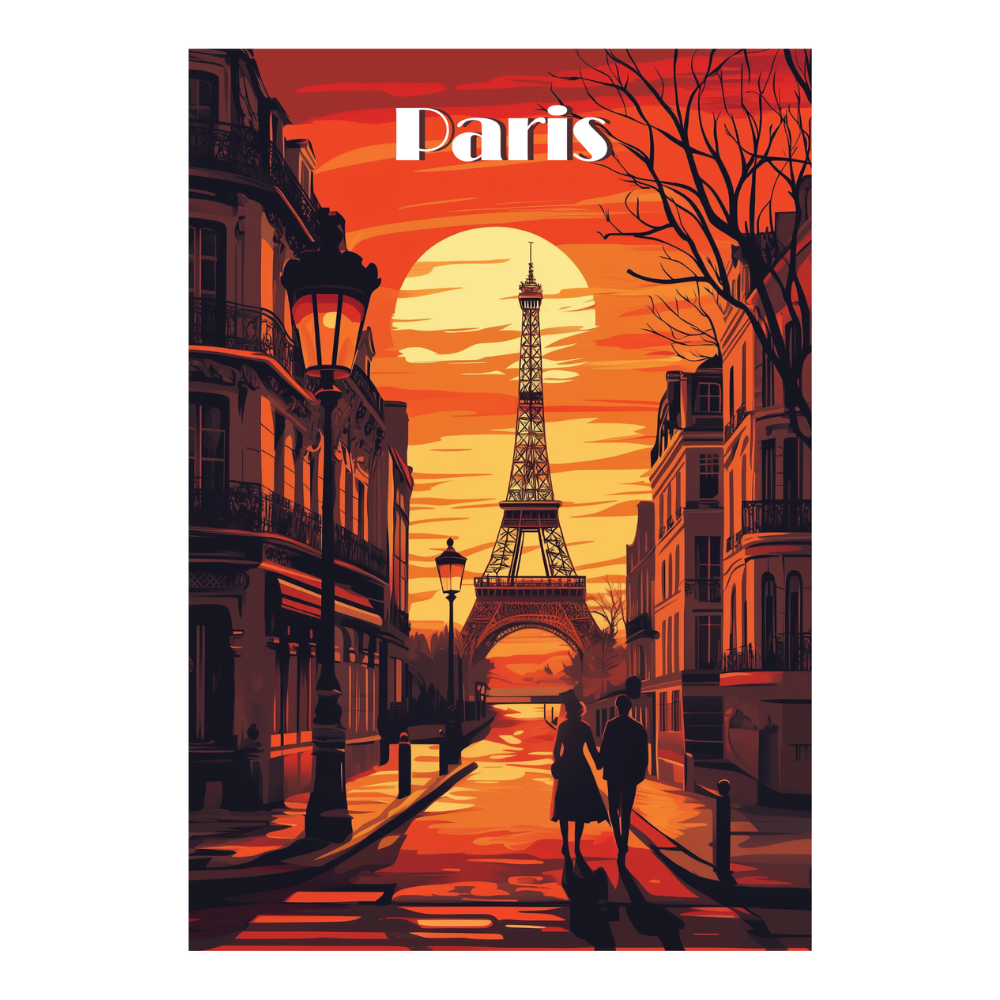 Affiches Art Déco - Collection Paris Art Déco "Golden Hour"