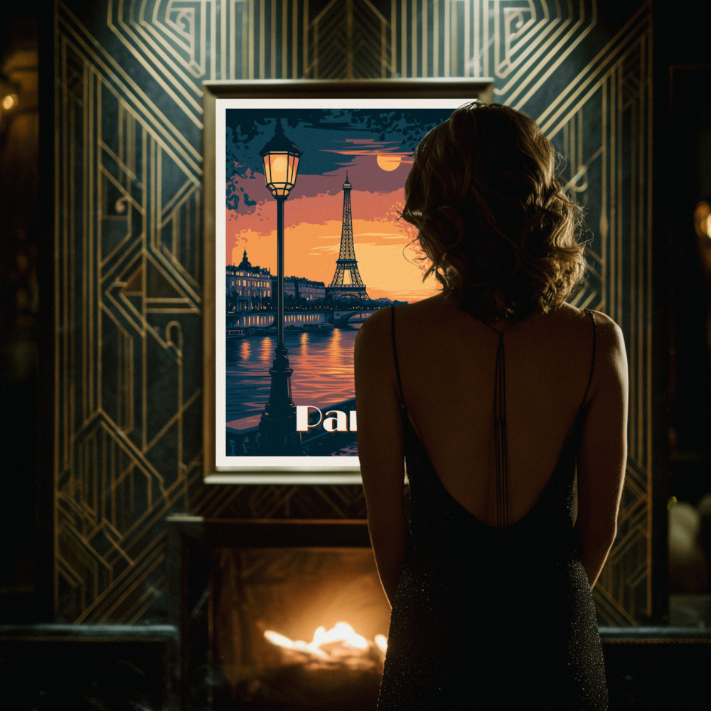 Affiches Art Déco - Collection Paris Art Déco "La Seine"