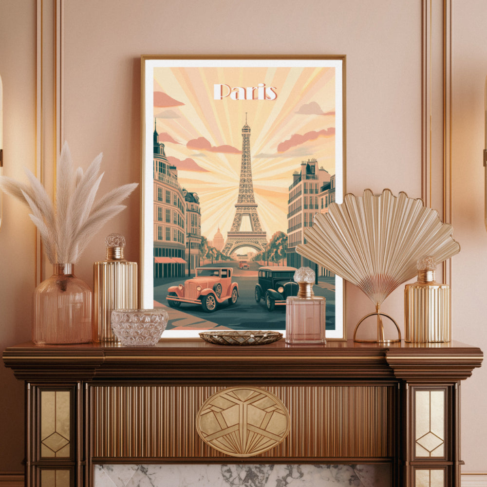 Affiches Art Déco - Collection Paris Art Déco "La Tour Eiffel"