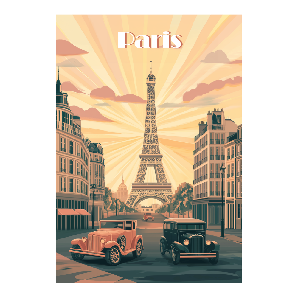 Affiches Art Déco - Collection Paris Art Déco "La Tour Eiffel"