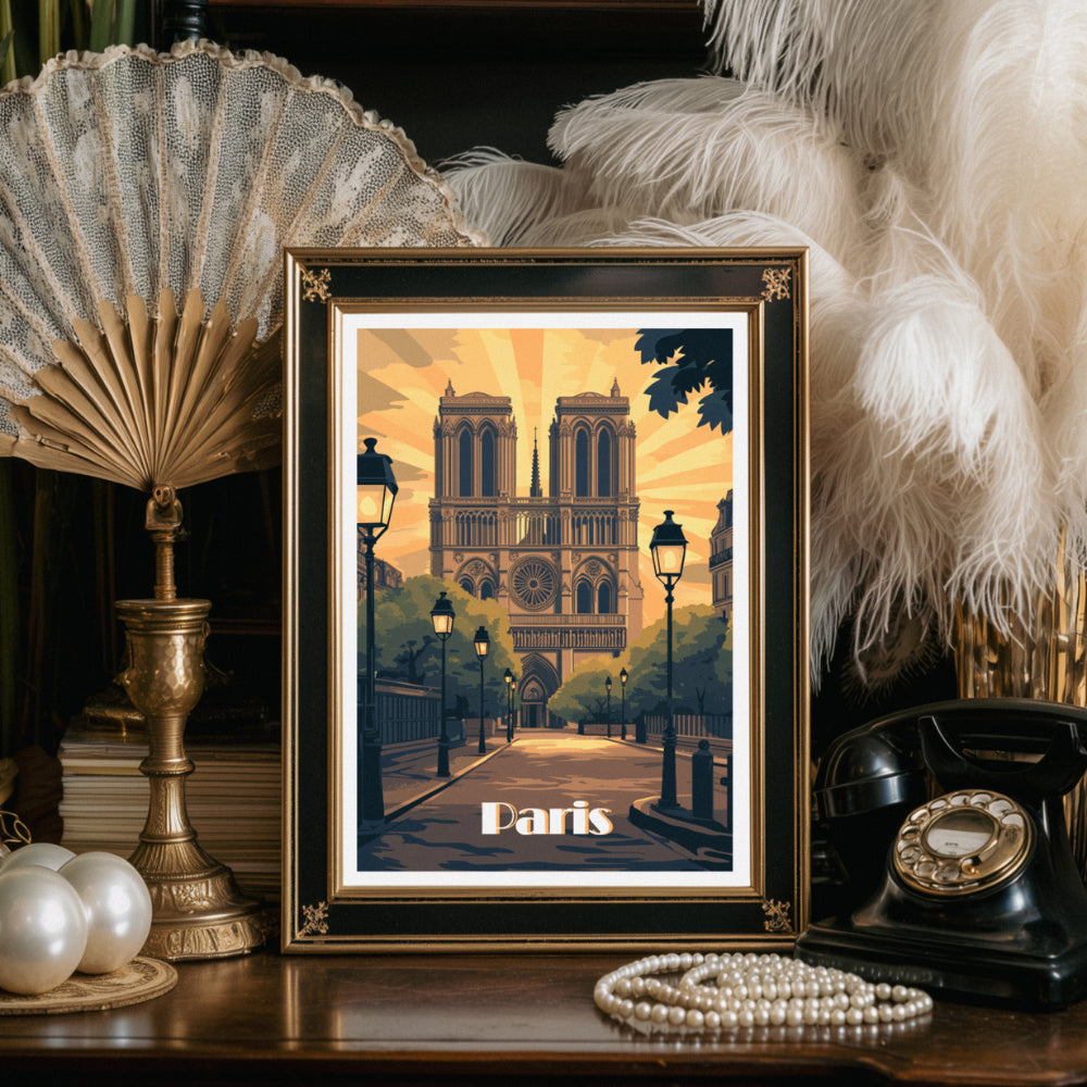 Affiches Art Déco - Collection Paris Art Déco "Notre-Dame"