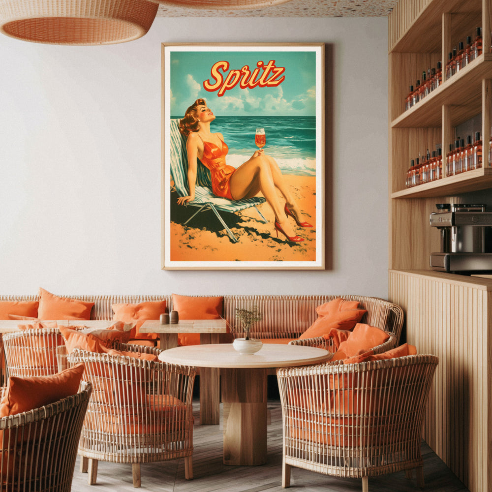 Affiches Rétro - Collection Cocktails Vintage "Spritz"