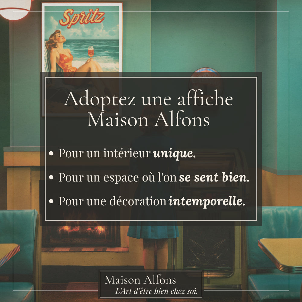 Affiches Rétro - Collection Cocktails Vintage "Spritz"