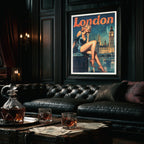 Affiche Villes Vintage "Londres"