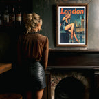 Affiche Villes Vintage "Londres"