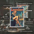 Affiche Villes Vintage "Londres"