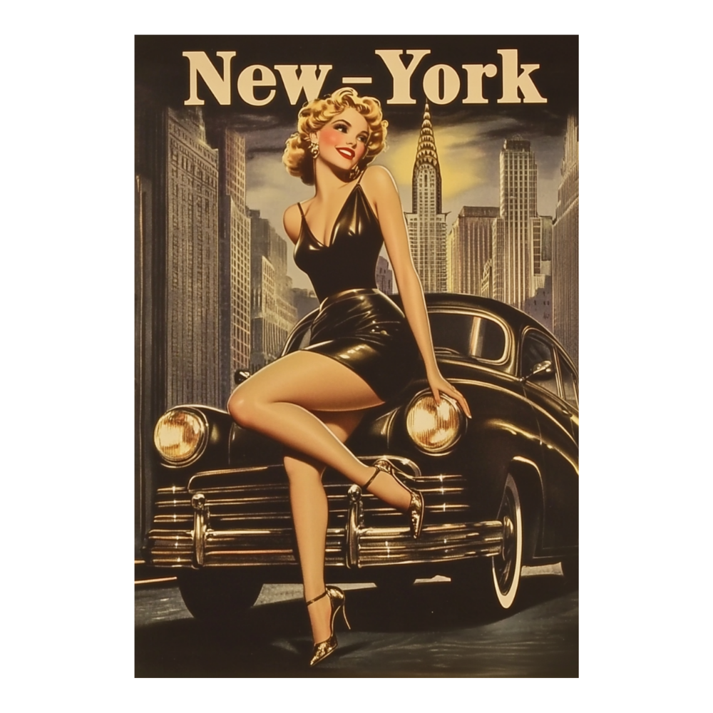 Affiches Rétro - Collection Villes Rétro "New-York"