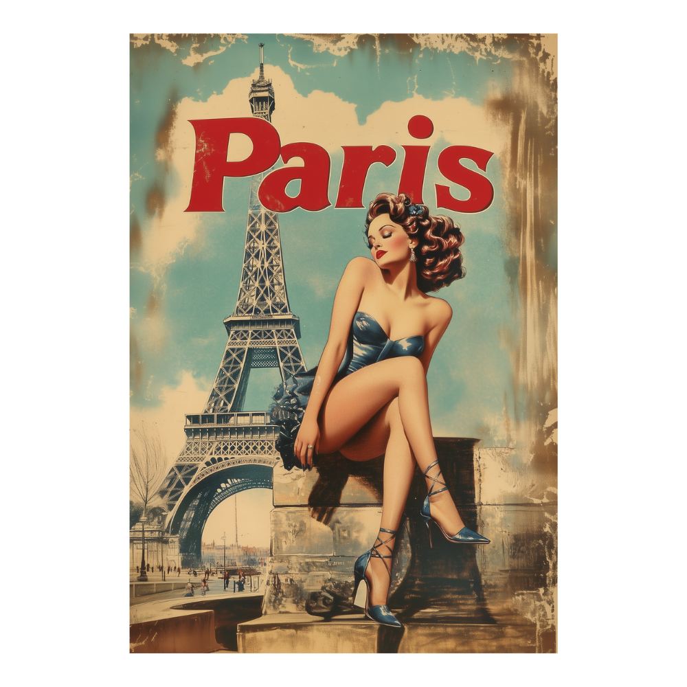 Affiches Rétro - Collection Villes Rétro "Paris"