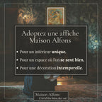 Affiche Art Nouveau - Affiche Automne "Danse des feuilles"