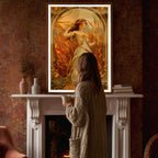 Affiche Art Nouveau - Affiche Automne "La muse des blés"