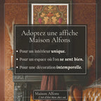Affiche Art Nouveau - Affiche Automne "Symphonie végétale"