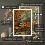 Affiche Art Nouveau - Affiche Automne "Thé Fumant"