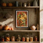 Affiche Art Nouveau - Affiche Automne "Vendanges d'automne"