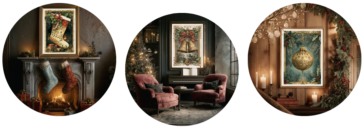 affiche noel vintage