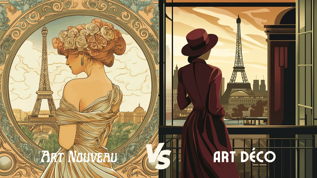 Quelle différence entre l'Art Nouveau et l'Art Déco