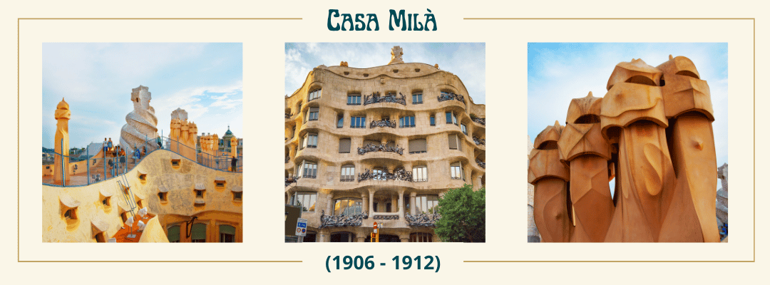 Casa Milà - architecture art nouveau