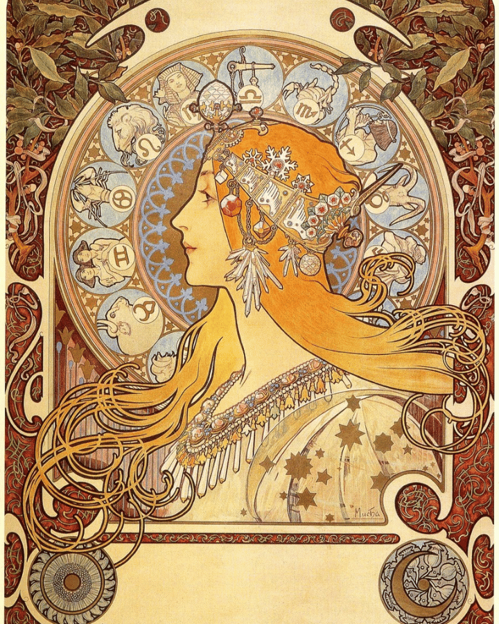 Le Zodiac - Mucha