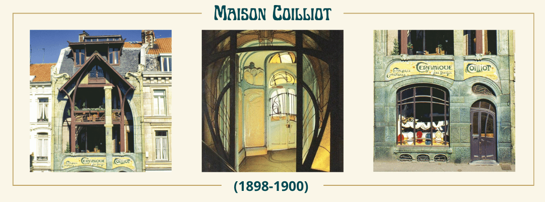 Maison Coilliot à Lille - architecture art nouveau