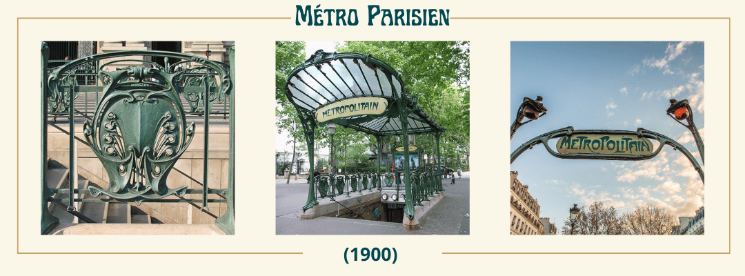 Métro Parisien - architecture art nouveau