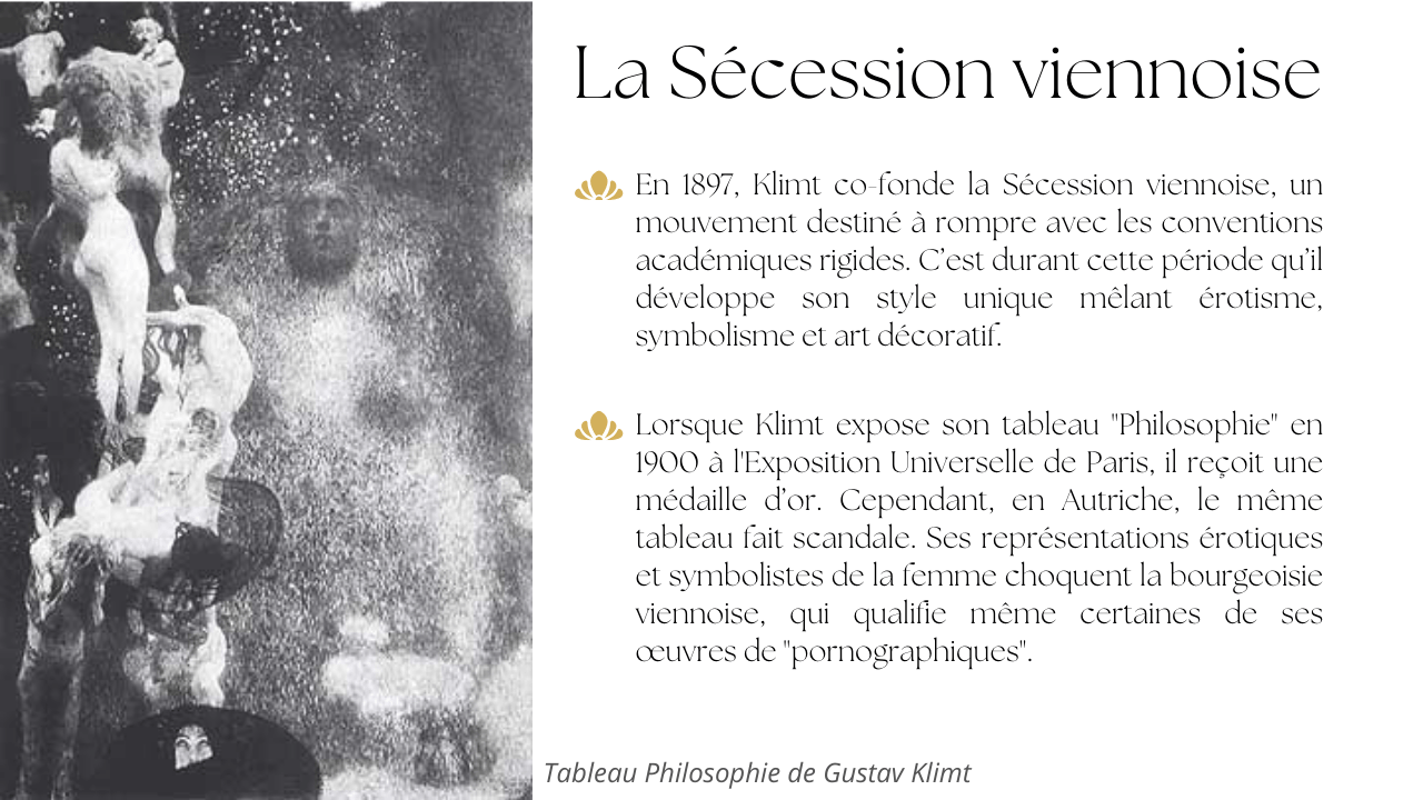 Sécession viennoise Gustav Klimt - Art Nouveau