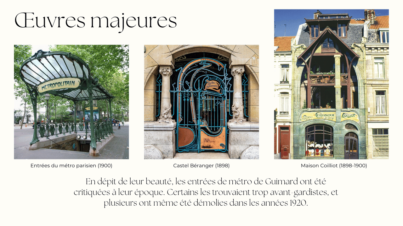 oeuvres hector guimard