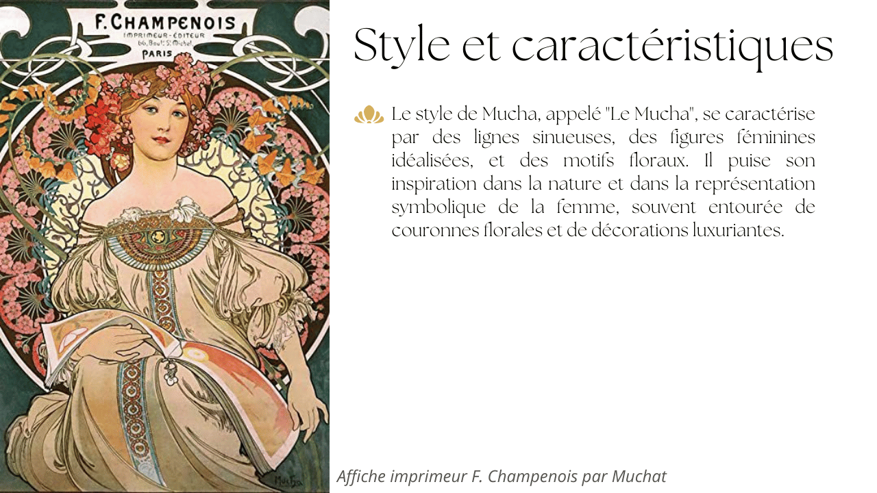 style alphonse mucha art nouveau