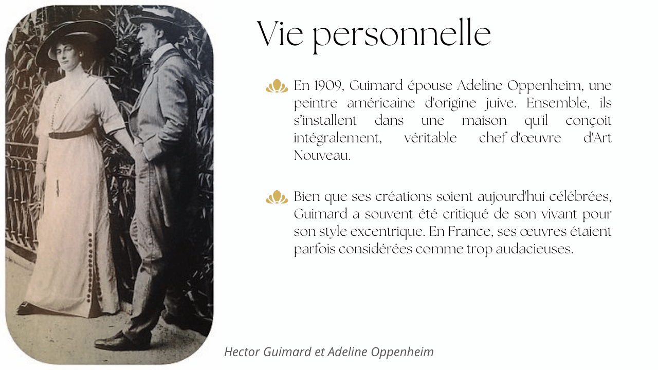 vie personnelle hector guimard